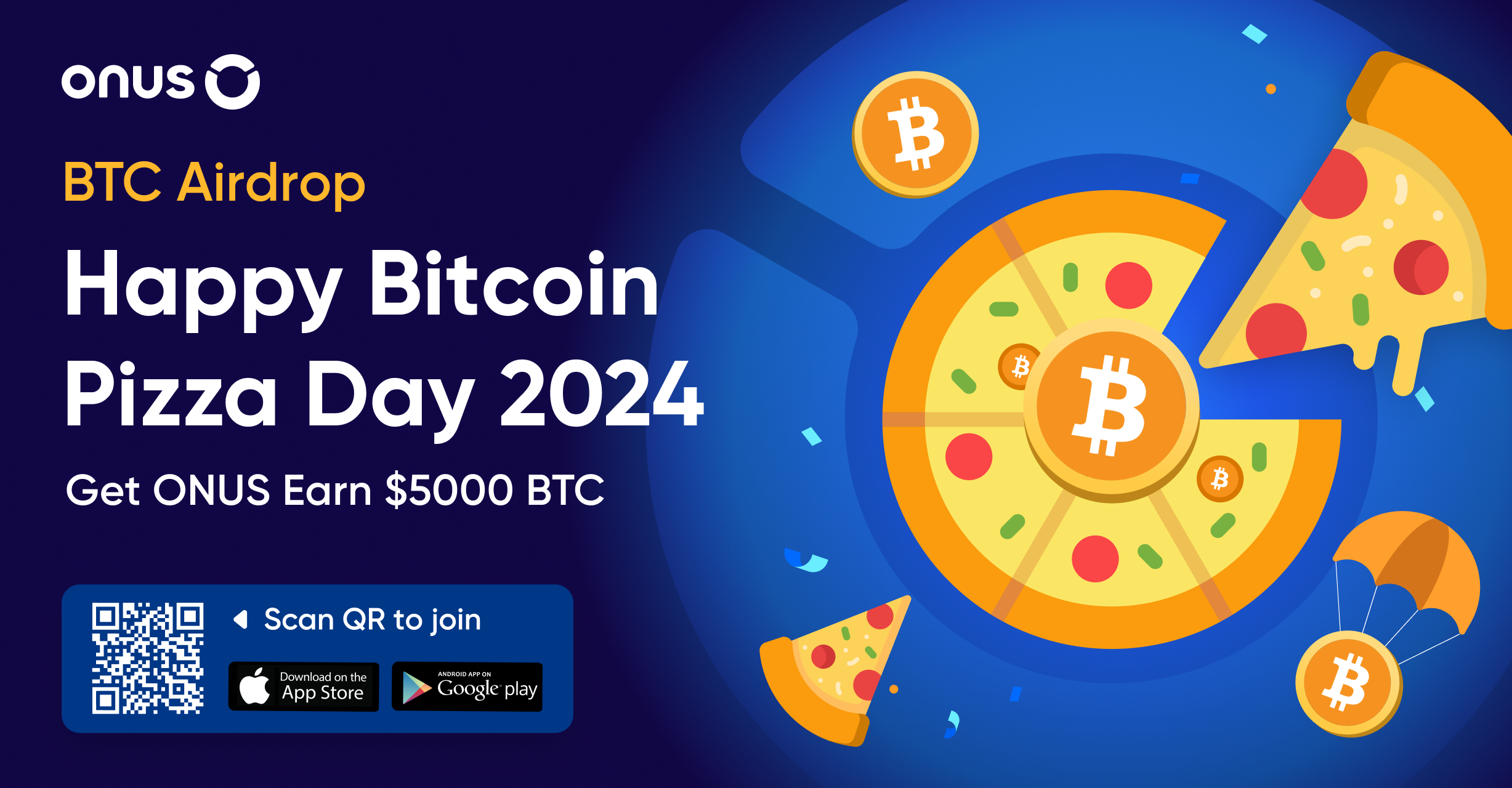 Bitcoin Giveaway | Kỷ niệm Bitcoin Pizza Day 2024