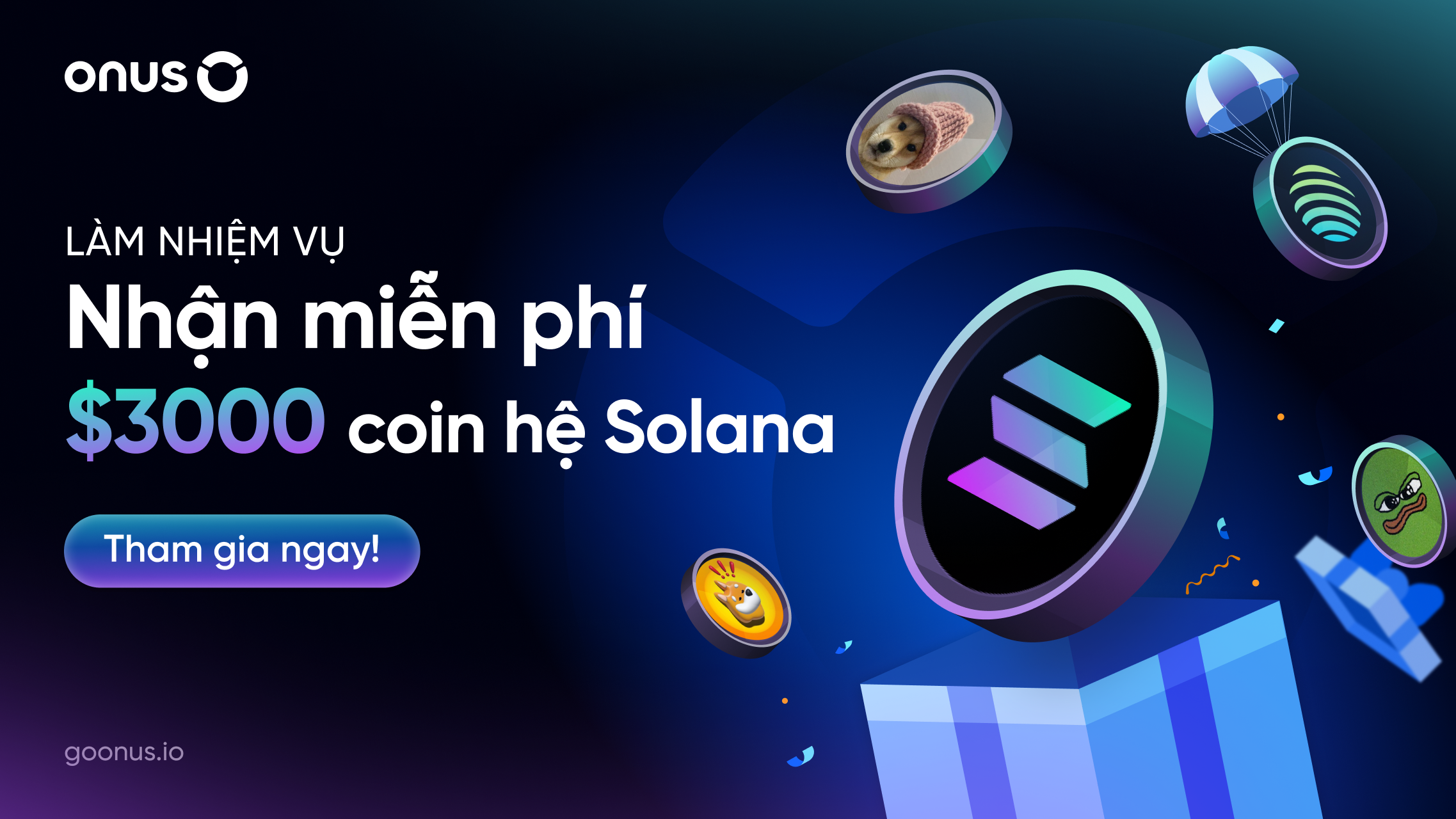 SOL Airdrop | San bằng nhiệm vụ